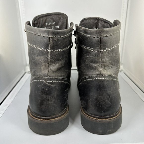 Johnston & Murphy Shoes Johnston Murphy Gray Leather Cap Toe Boots